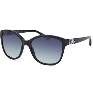 Shop Dolce & Gabbana Womens 'DG 4162P 501/8G' Black Cateye Sunglasses ...