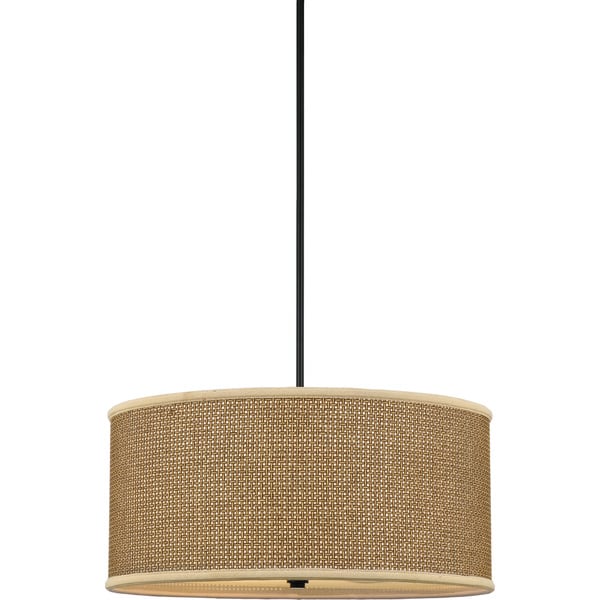 Quoizel Zen Tan Rattan Shade 4 Light Pendant Free Shipping Quoizel X27 Zen Tan Rattan Shade 4 Light Pendant