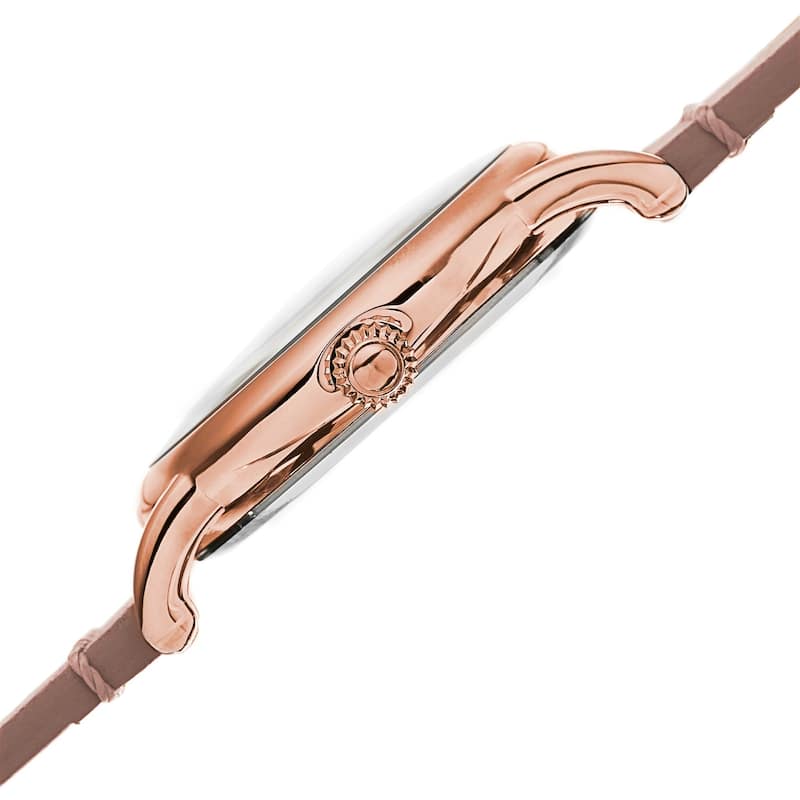 August Steiner Women's Swiss Quartz Leather Strap Watch