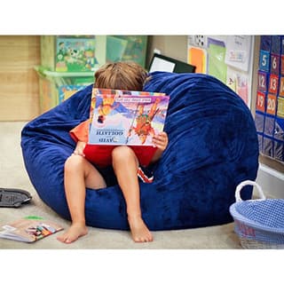 Cuddle Soft Minky 36-inch Washable Bean Bag Chair