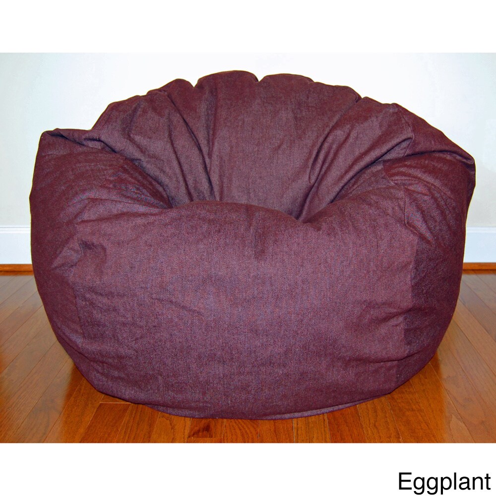 Denim 36inch Washable Bean Bag Chair eBay