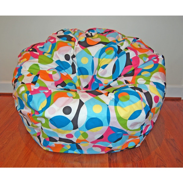 Ahh Products 36 Inch Wide Bubbly Jelly Bean Cotton Washable Bean Bag