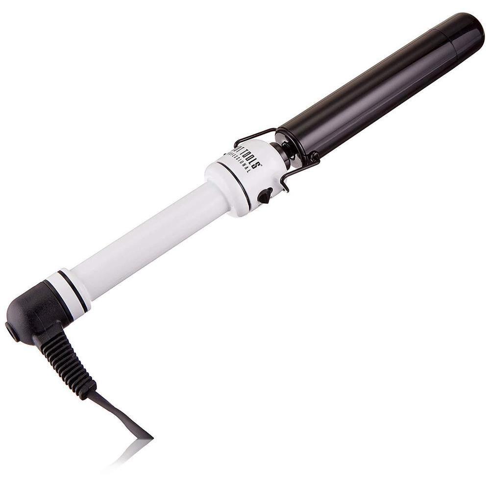 hot tools white curling iron