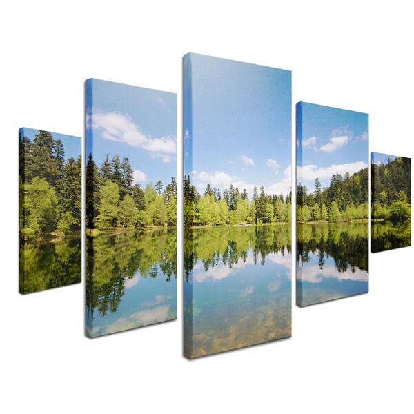 Philippe Sainte-Laudy 'Muir Woods' 5-piece Canvas Art - Overstock - 8949931