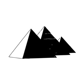 Egyptian Pyramids Vinyl Wall Art Decal - Overstock - 8949962