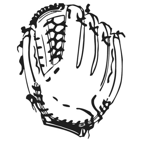 Baseball Glove Vinyl Wall Art Decal - Bed Bath & Beyond - 8950023