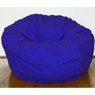 BeanSack Kids Royal Blue Vinyl Bean Bag - 14281468 - Overstock.com ...