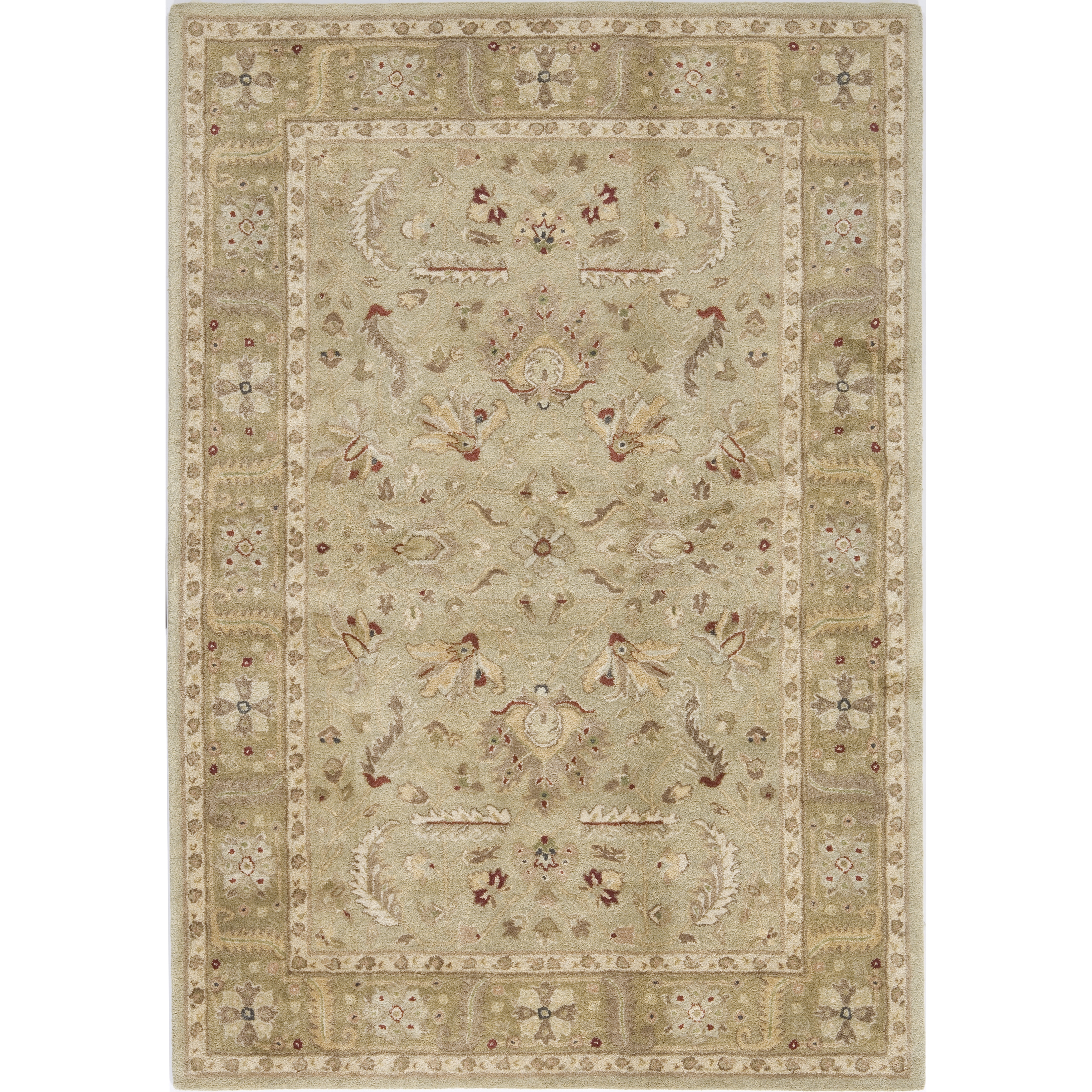 Rugs America Corp Torino Leopard Cream Area Rug (53 X 710) Olive Size 86 x 12