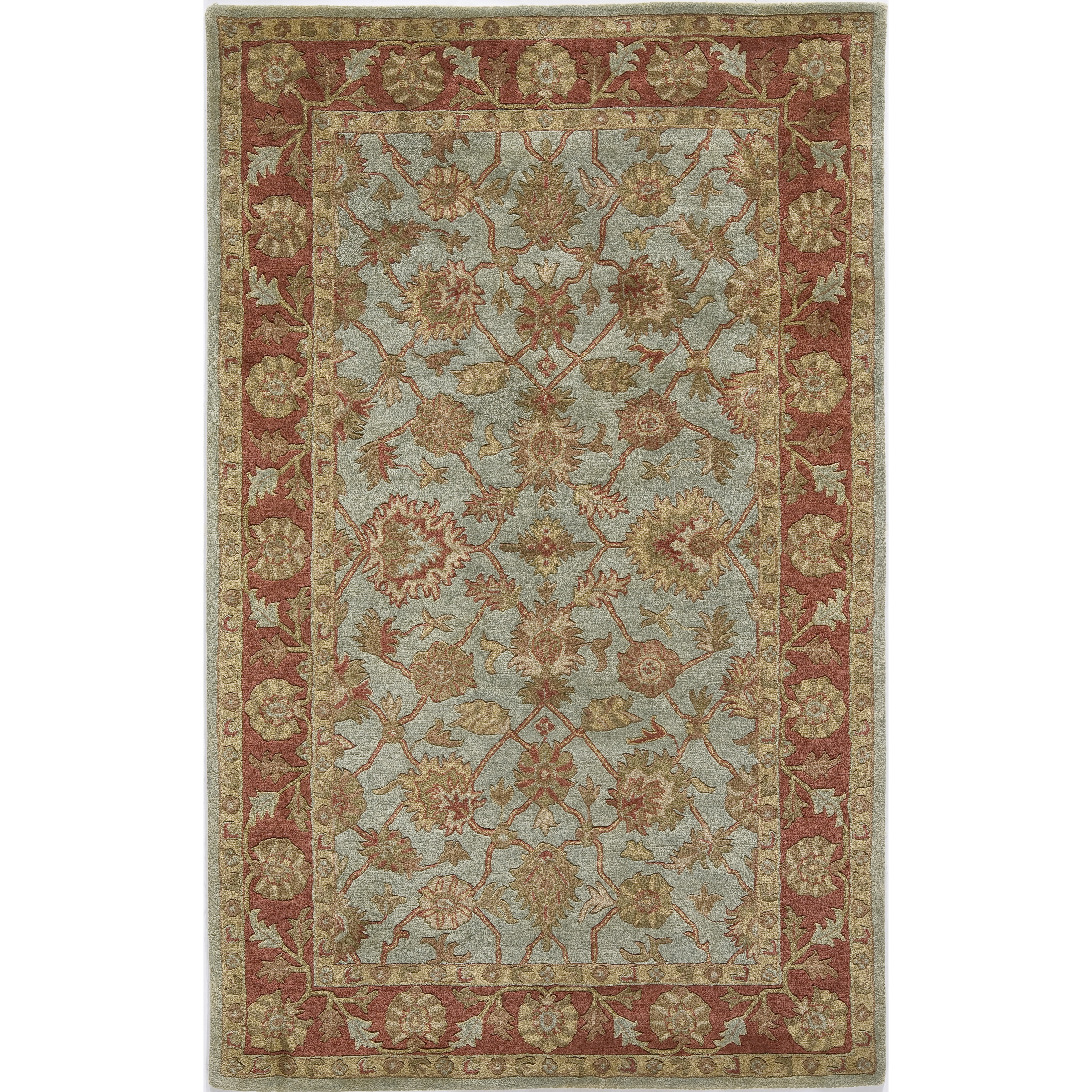 Rugs America Corp Torino Vineyard Area Rug (311 X 53) Blue Size 96 x 13