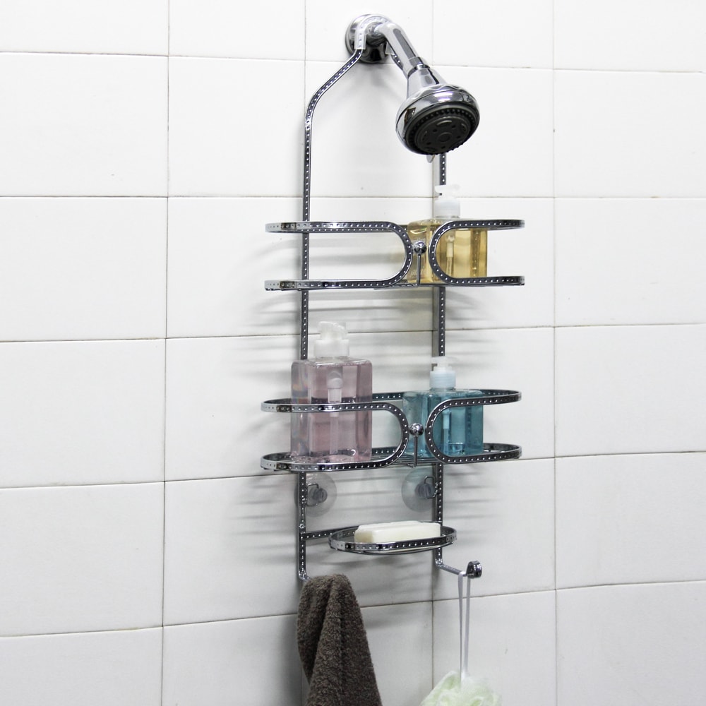 Chrome Steel 3 tier Shower Caddy