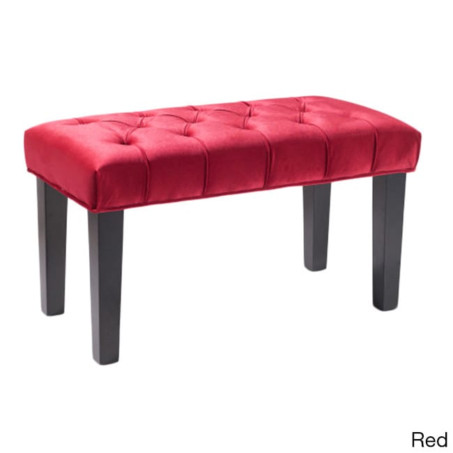 Marilyn 36 inch Button tufted Velvet Bench