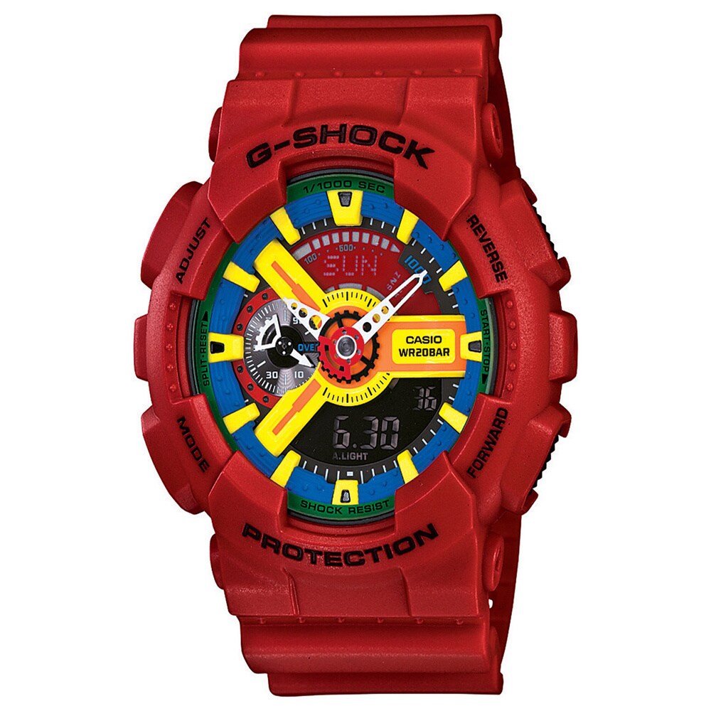 g shock red color watch