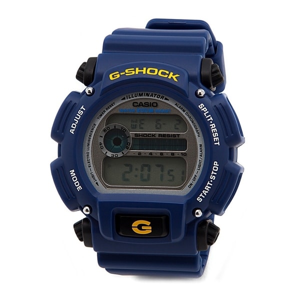Casio Men's DW9052-2V 'G-Shock' Chronograph Blue Resin Watch