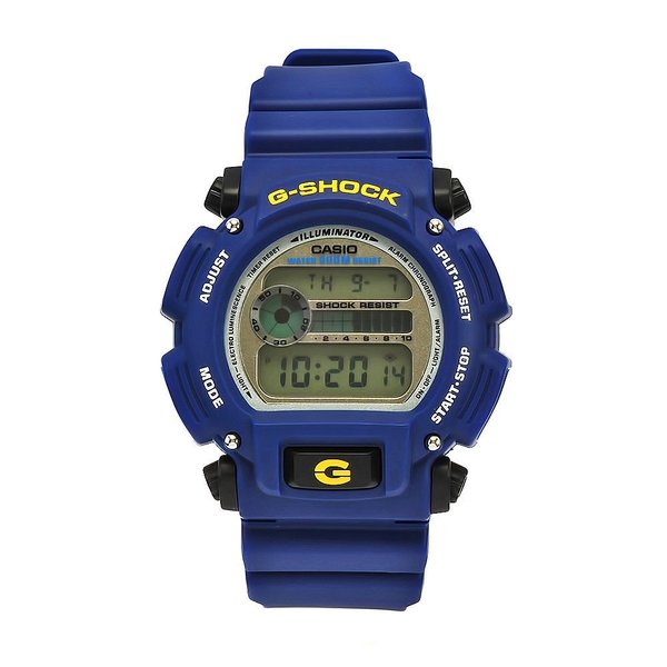 Casio Men's G-Shock Rubber Digital Dial Watch (Blue)