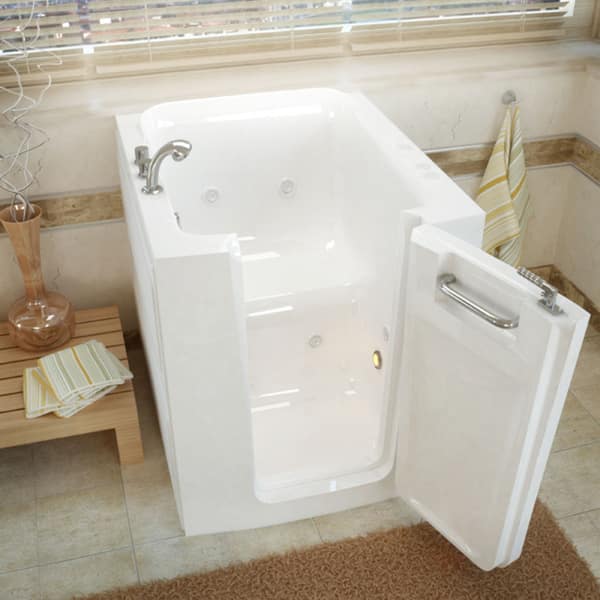 MediTub 32x38inch Right Door White Whirlpool Jetted WalkIn Bathtub Bed Bath & Beyond 8958321