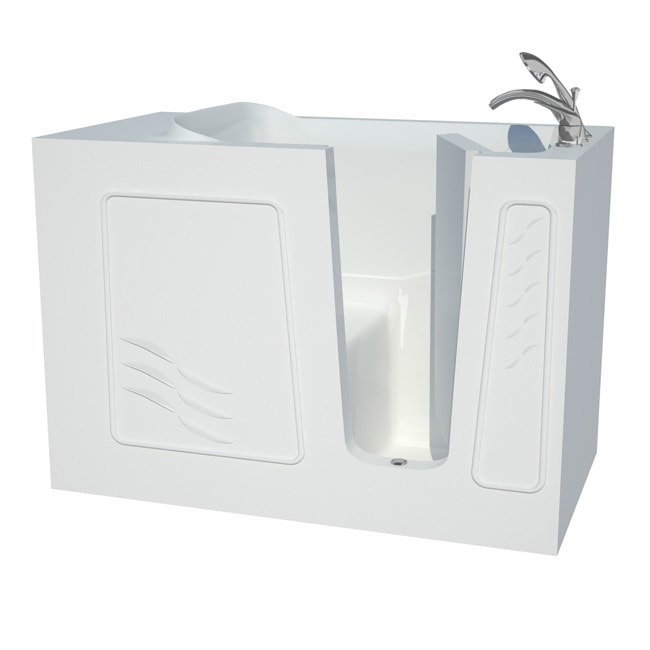 Explorer Series 30x53 Right Drain White Soaker Walk in Bathtub