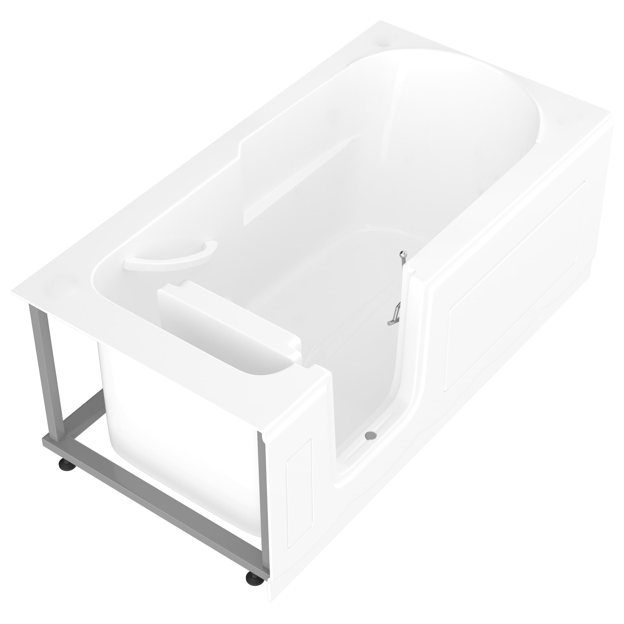 Mountain Home 30x60 Left Drain White Soaker Step In Bathtub