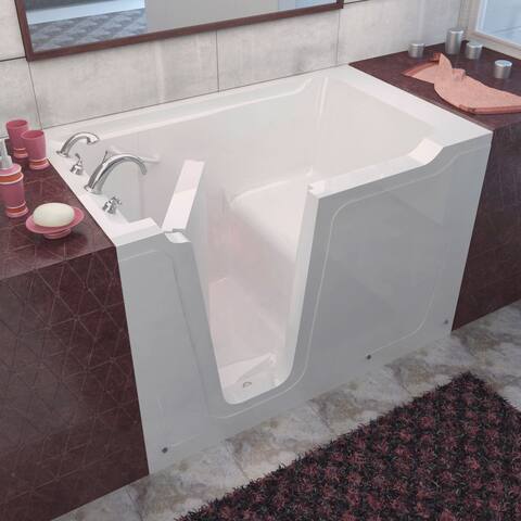 MediTub 36x60-inch Left Drain White Soaking Walk-In