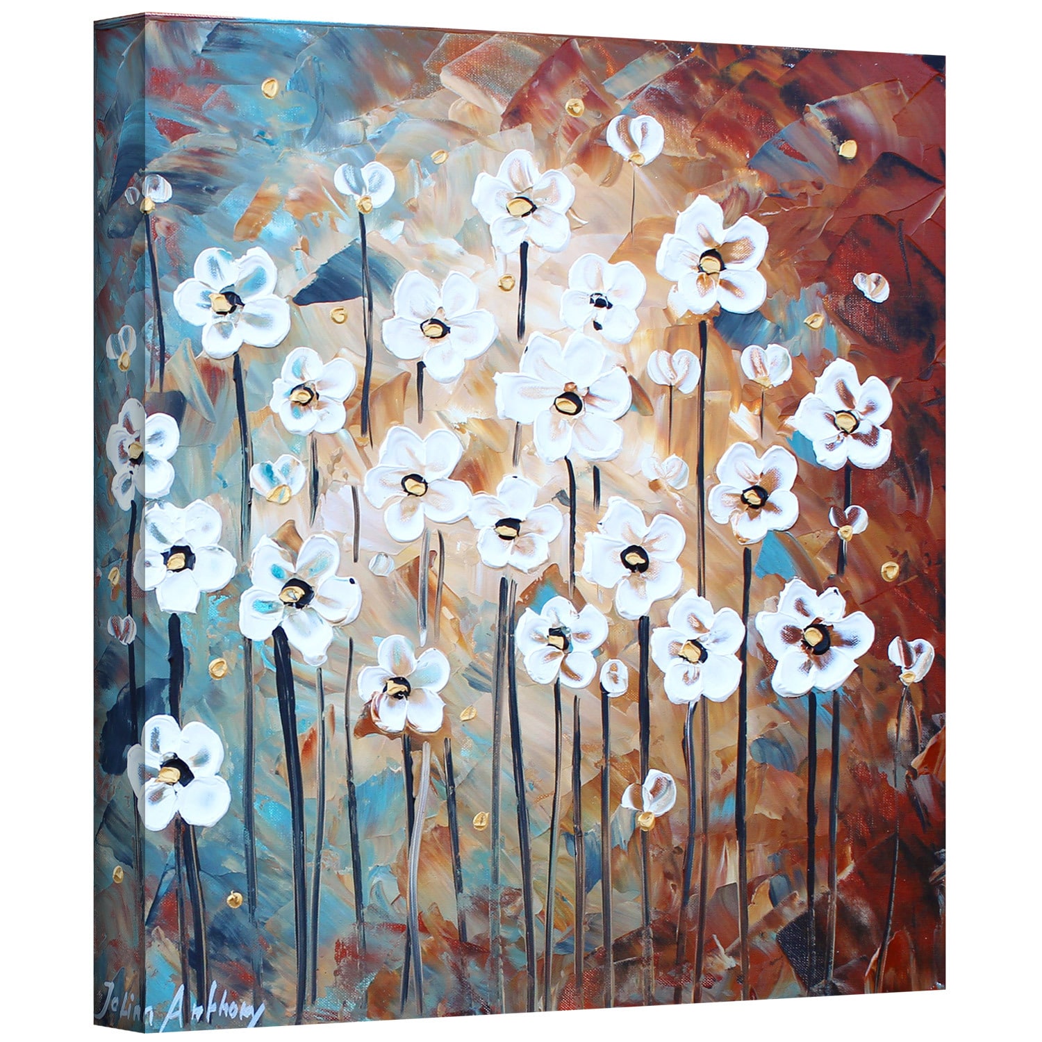 Hanging Vines by Herb Dickinson Gallery Wrapped Canvas - 24x24