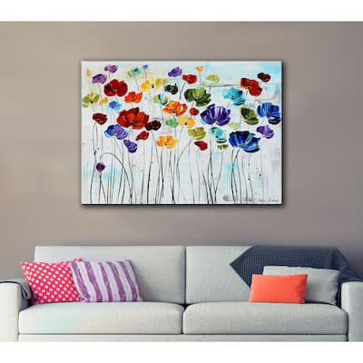 ArtWall Jolina Anthony Lilies Gallery Wrapped Canvas