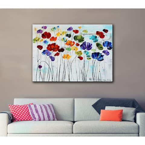 ArtWall Jolina Anthony Lilies Gallery Wrapped Canvas