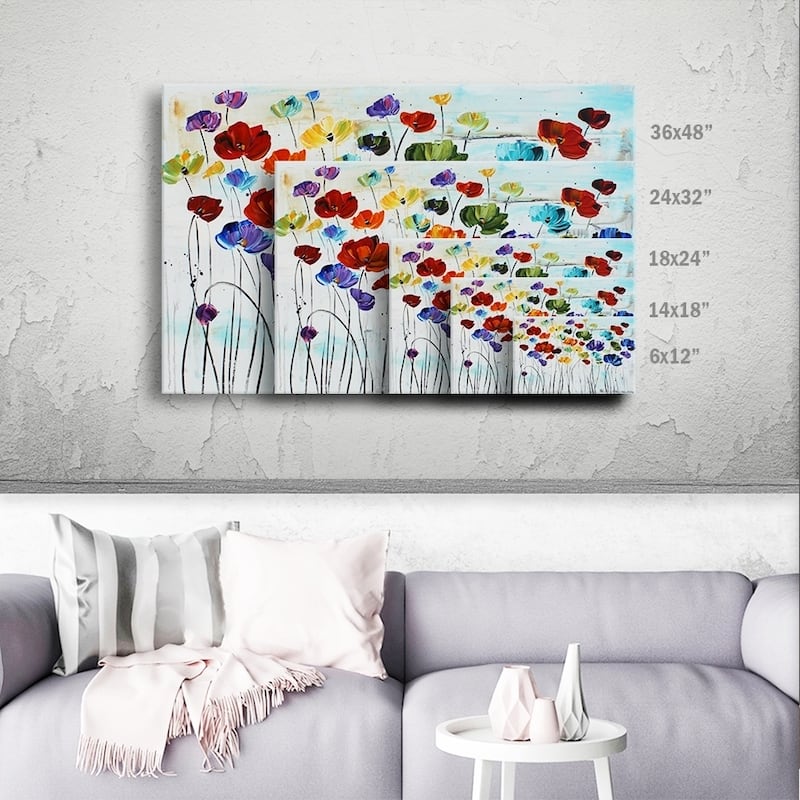 ArtWall Jolina Anthony Lilies Gallery Wrapped Canvas