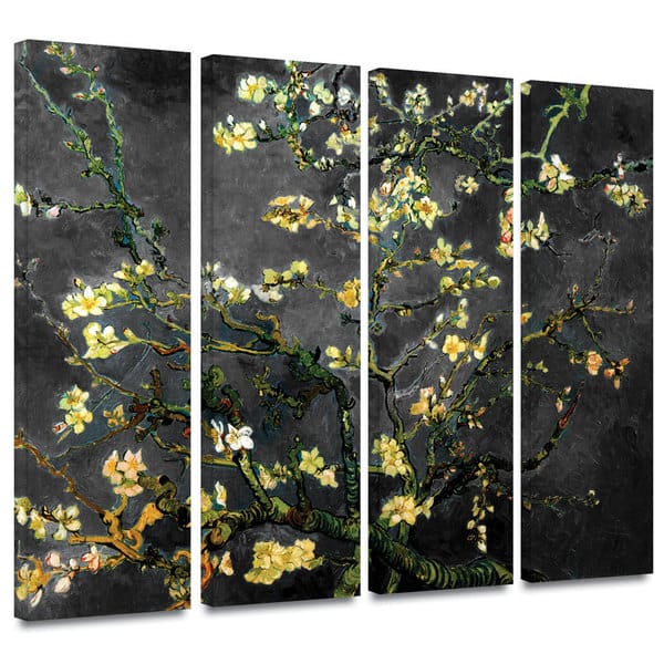 Art Wall Vincent van Gogh '4-Piece Almond Blossom-Interpretation in ...