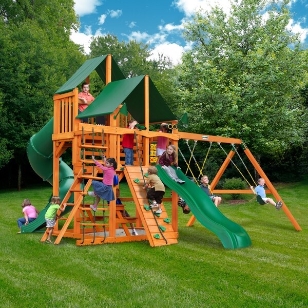 swing set 2 slides