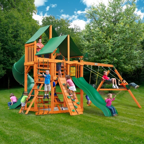 swing set 2 slides