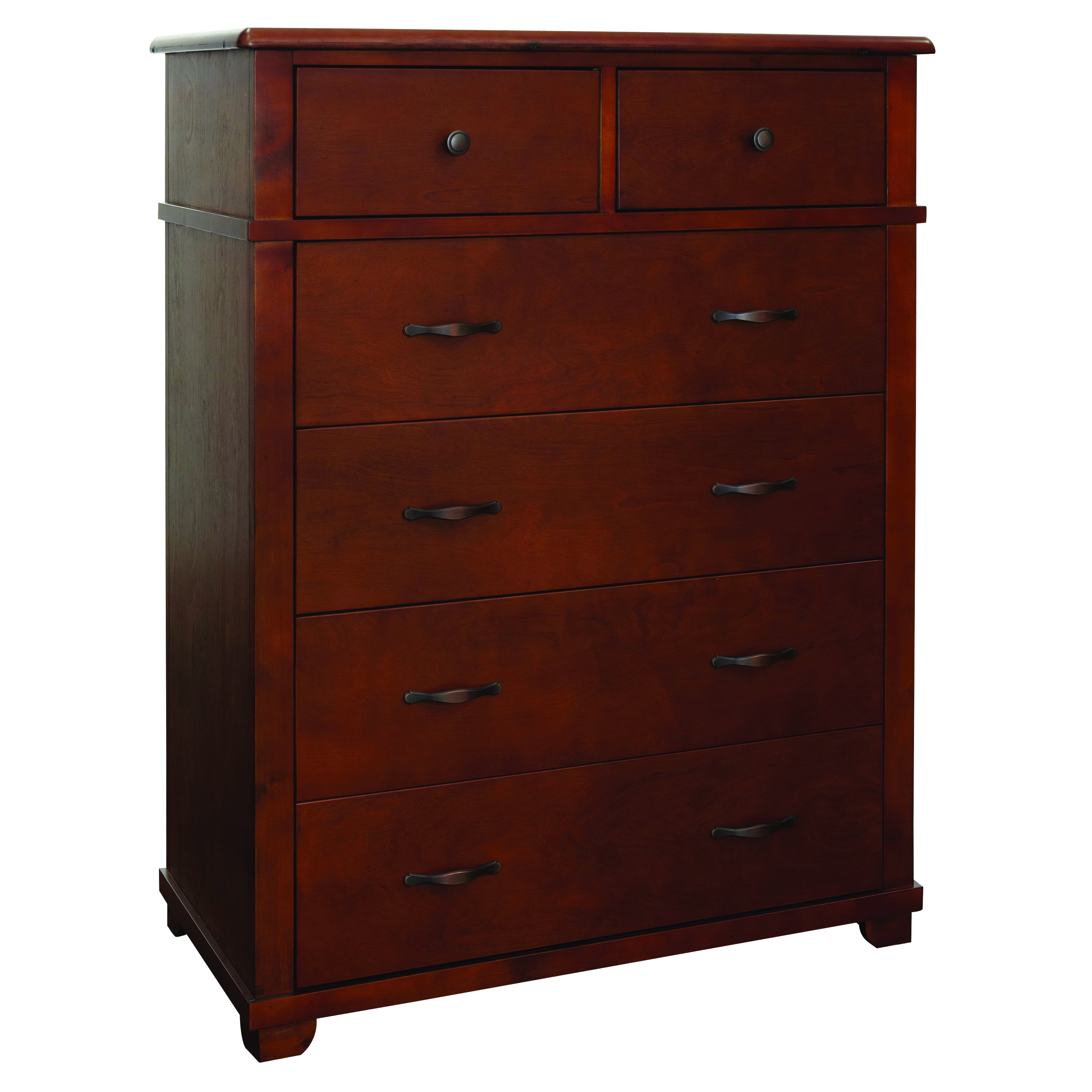 Woodridge Chestnut 2 over 4 6 drawer Chest