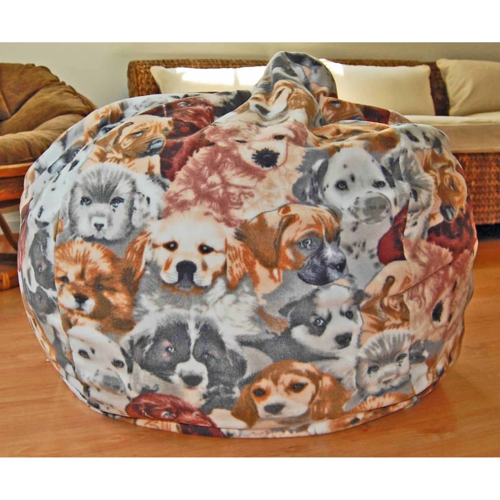 puppy bean bag chair