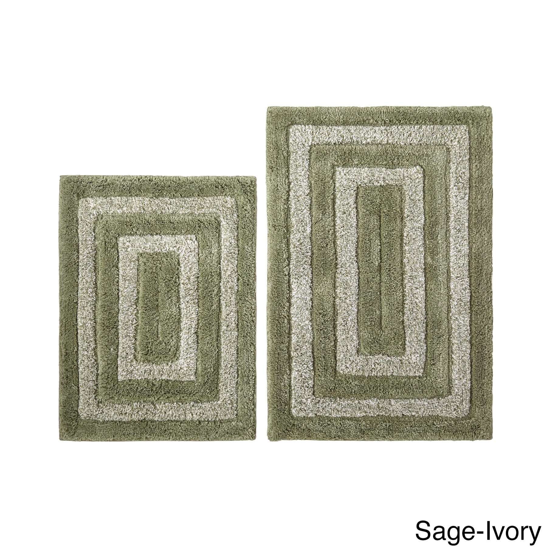 Celebration Tweed Cotton 2 piece Bath Rug Set