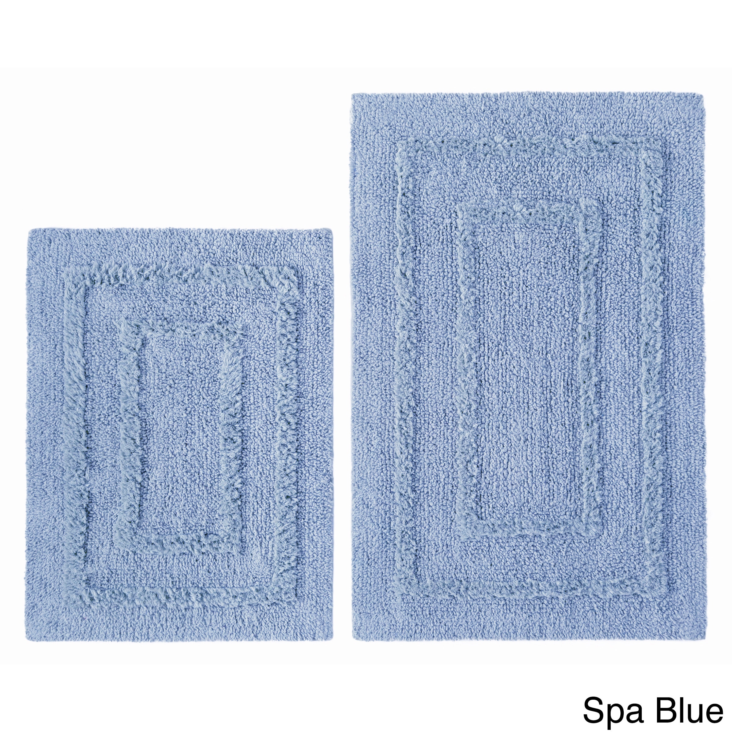 Celebration Solid Reversible 2 piece Bath Rug Set