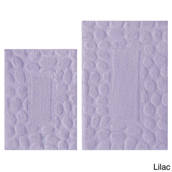 Shop Celebration Pebbles Cotton 2 Piece Bath Rug Set Free