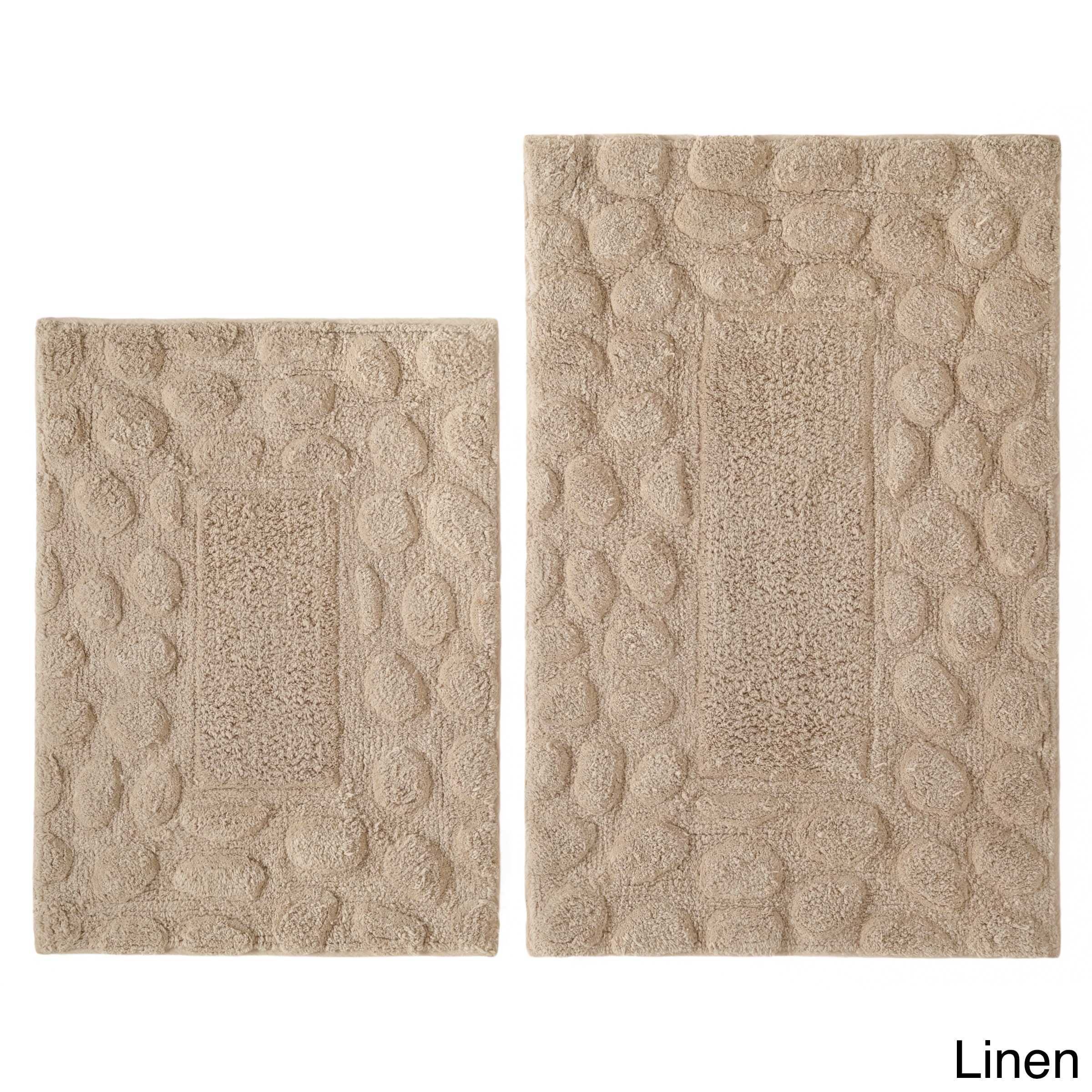 Celebration Pebbles Cotton 2 piece Bath Rug Set