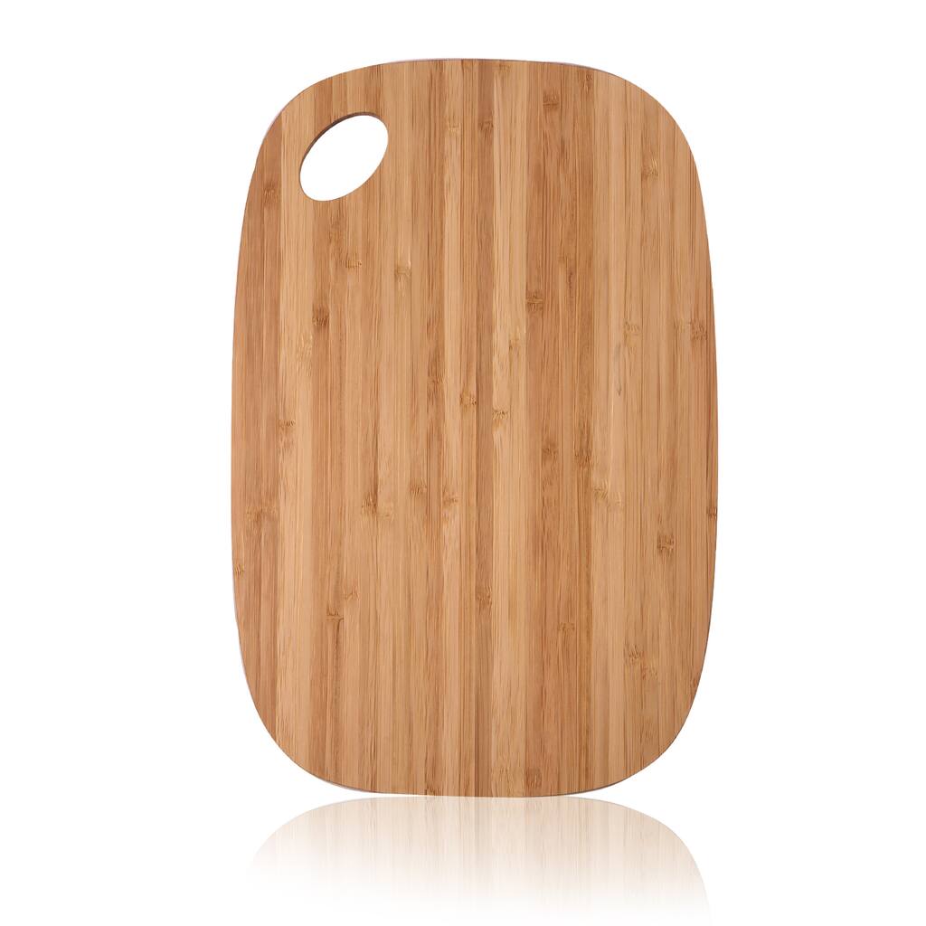100-percent Natural Bamboo .33-inch Thick Chopping Board