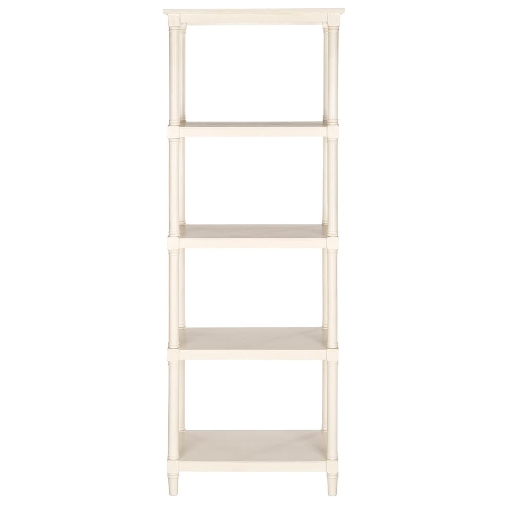 Safavieh Odessa White Bookcase (WhiteMaterials Pine, MDF, wood veneerFinish WhiteDimensions 66.75 inches high x 23.5 inches wide x 15.75 inches deepThis product will ship to you in 1 box.Assembly required )