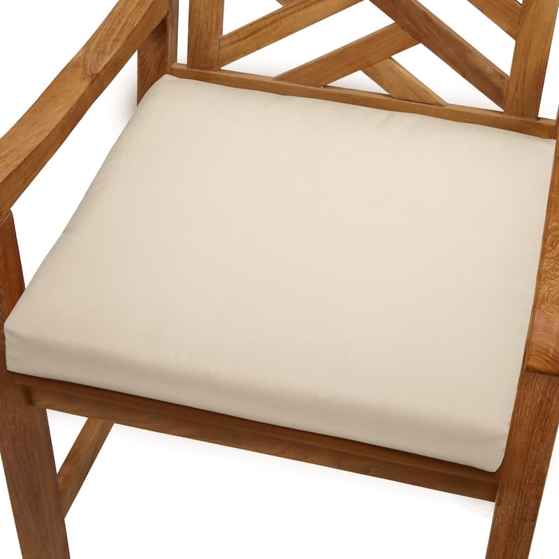 Bristol 19-inch Indoor/ Outdoor Beige Chair Cushion with Sunbrella Fabric