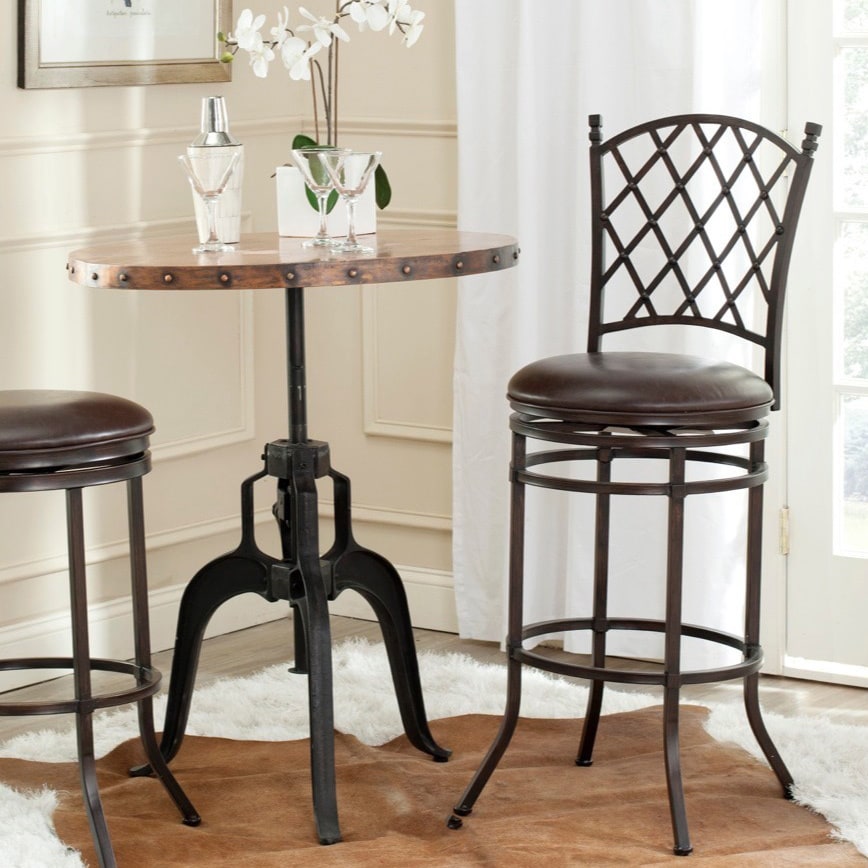 Safavieh Bagnolet Brown Barstool