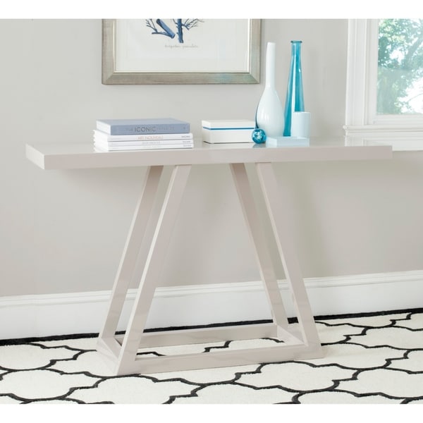 Safavieh Sutton Taupe Lacquer Console - 0