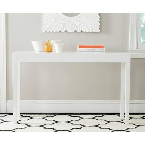 Safavieh Kayson White Lacquer Console Table