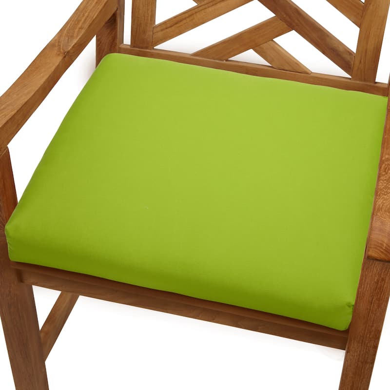 Bristol 20-inch Indoor/ Outdoor Macaw Green Chair Cushion with Sunbrella Fabric