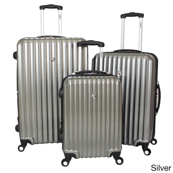 voyager 3 piece luggage set