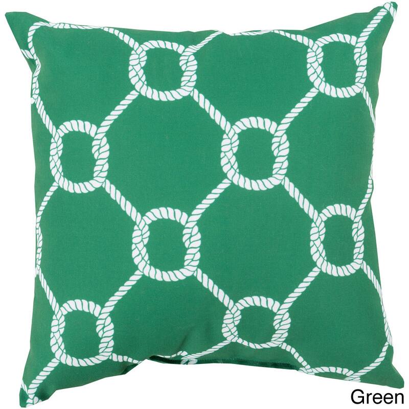 Sailors Circle Knot Indoor/Outdoor Decorative Throw Pillow