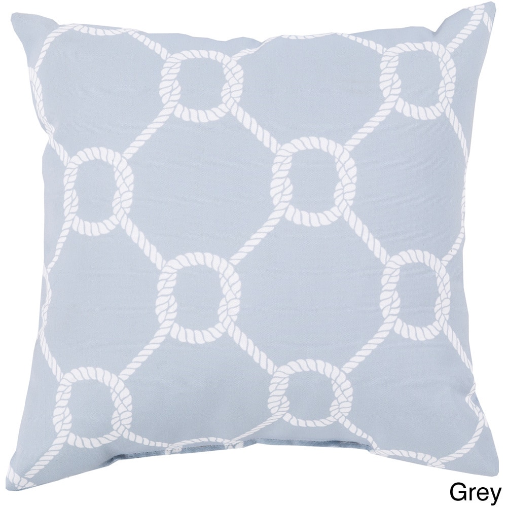 Sailors Circle Knot Indoor/Outdoor Decorative Throw Pillow
