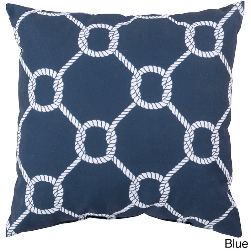 Sailors Circle Knot Indoor/Outdoor Decorative Throw Pillow