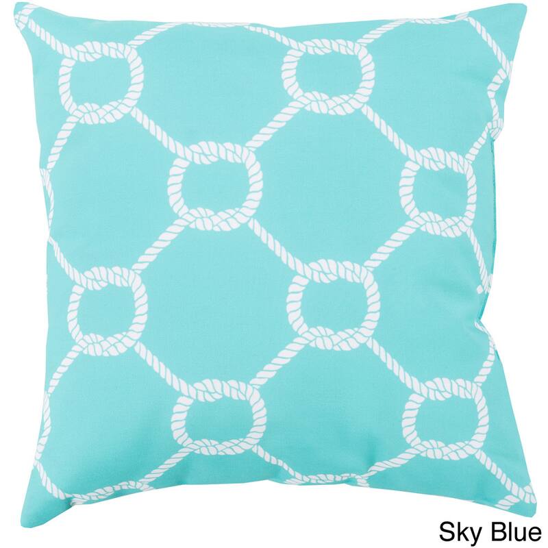 Sailors Circle Knot Indoor/Outdoor Decorative Throw Pillow