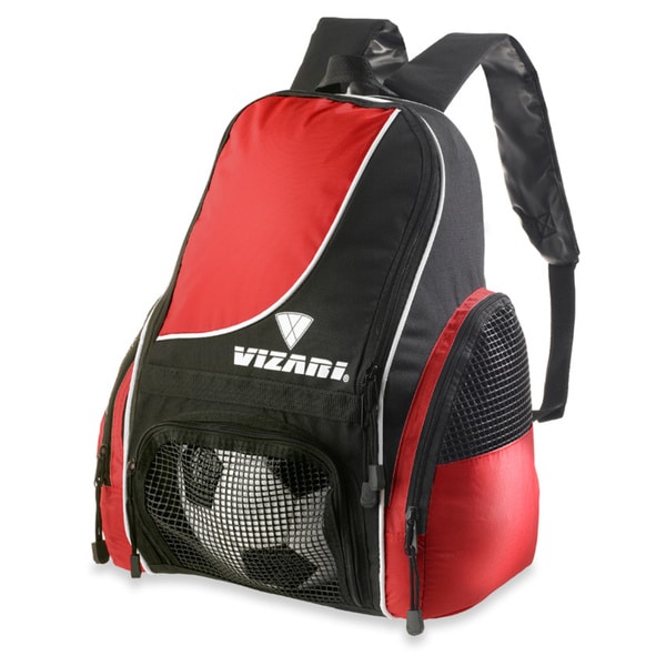 Vizari Sport Solano Soccer Red Backpack Soccer