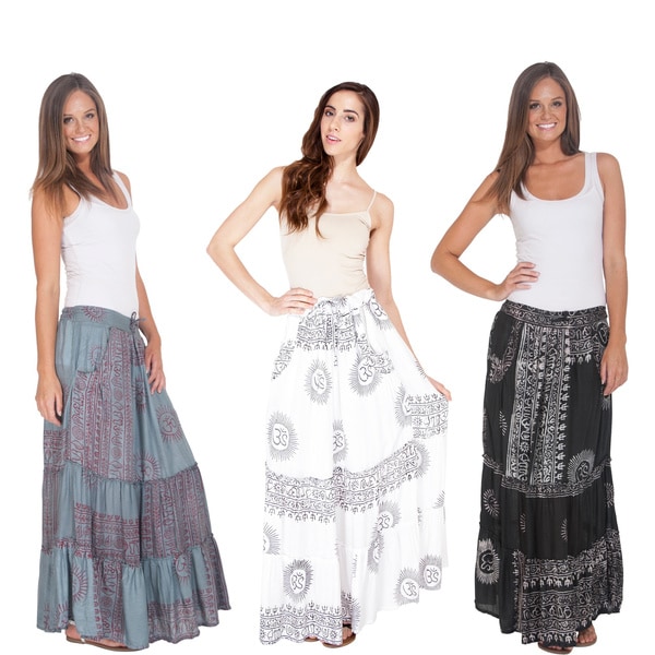 Shop Handmade Women S Ohm Cotton Boho Gypsy Skirt Nepal Free   Handmade Womens Ohm Cotton Boho Gypsy Skirt Nepal 6e546516 61e5 4acc 9770 1c333c95cc15 600 