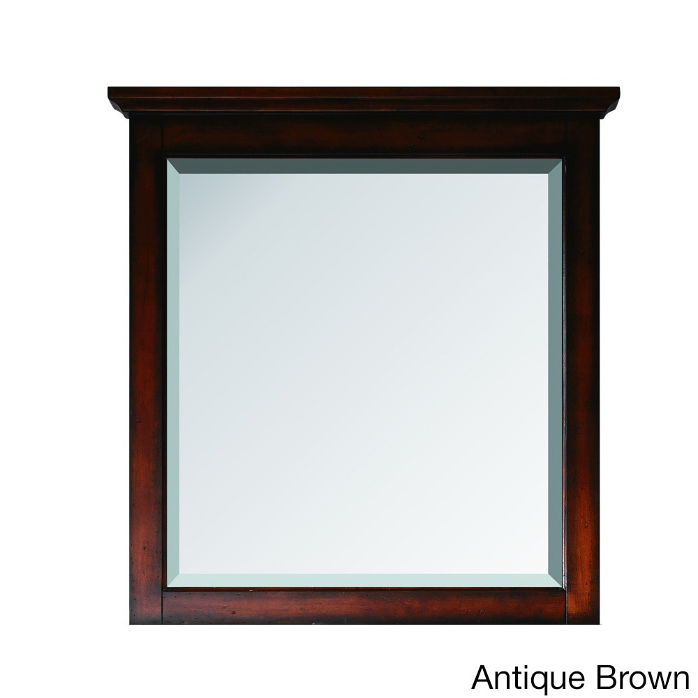 Avanity Tropica 31 inch Mirror In Antique Brown Finish